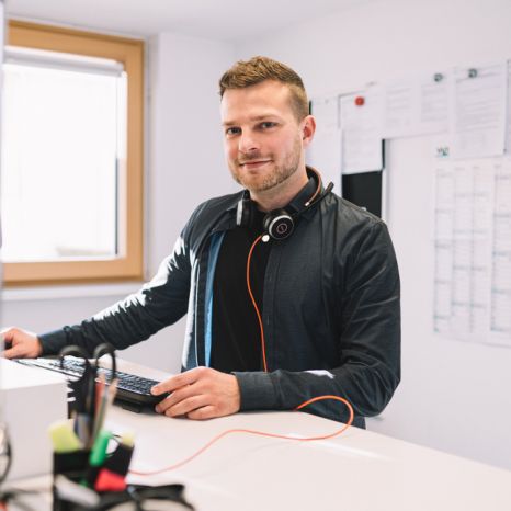 Arbeitssituation Moritz Eidenmueller, ita GmbH